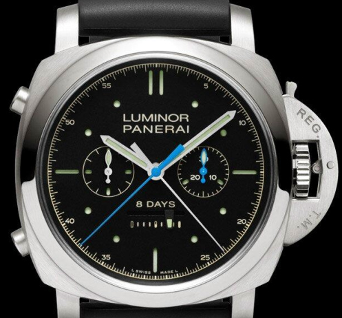 Officine Panerai Luminor 1950 Rattrapante 8 Days Titanium Officine Panerai Luminor 1950 Rattrapante 8 Days Titanium